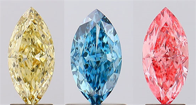 Marquise Fancy Color Lab Diamonds